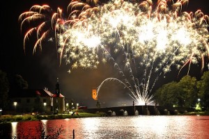 Abschlussfeuerwerk Gartenschau Tirschenreuth
